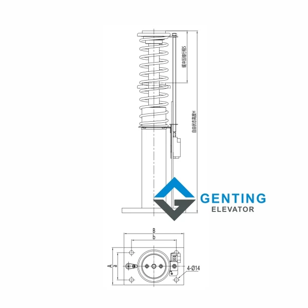 Aodepu elevator buffer OH-80H OH-175H OH-210H